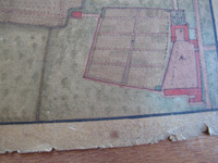 Geneste. Extrait du plan du domaine de 1755. Arch. privées