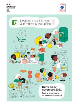 Affiche Semaine Européenne de la Réduction des Déchets 2022